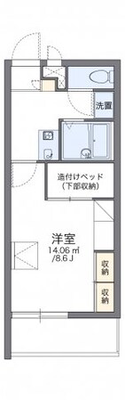 レオパレスルミナス　ウエストの物件間取画像